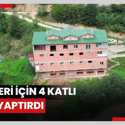 Görenler okul ve kamu binası sandı: İnekleri için 4 katlı bina yaptırdı