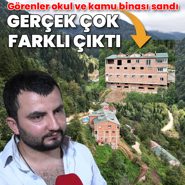 Görenler okul ve kamu binası sandı: Gerçek çok farklı çıktı