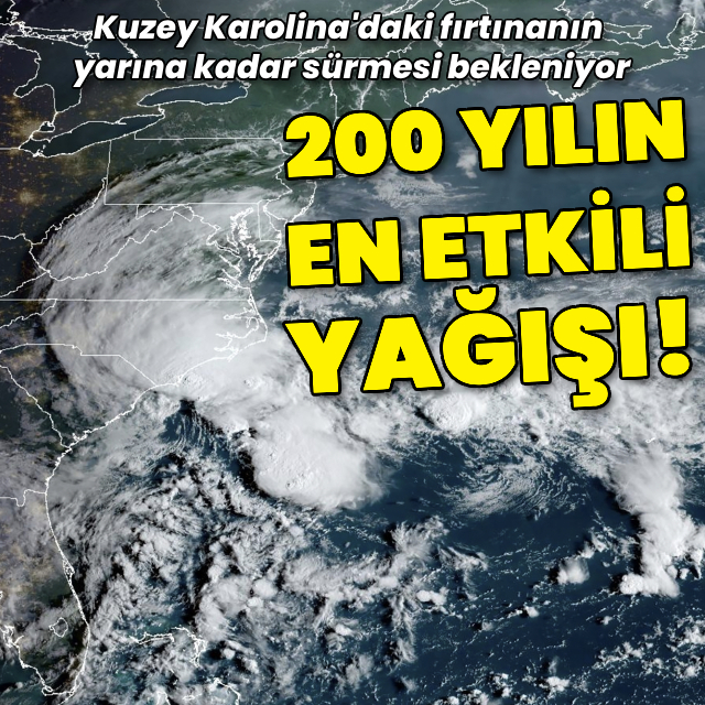 Son 200 yılın en etkili yağışı!