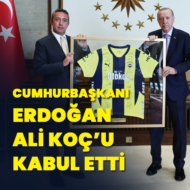 Erdoğan, Fenerbahçe heyetini kabul etti