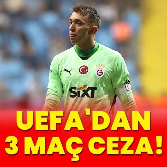 UEFA'dan Muslera'ya 3 maç ceza!
