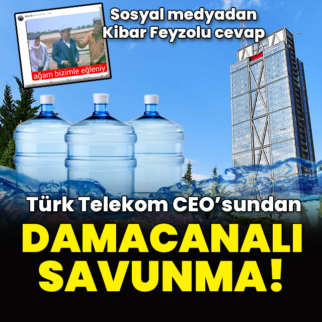 Türk Telekom CEO'sundan damacanalı savunma