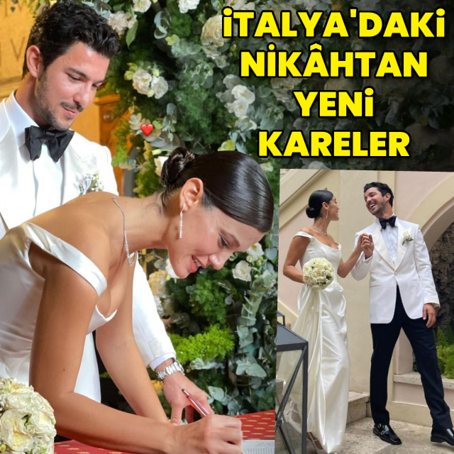 İtalya'da evlendiler