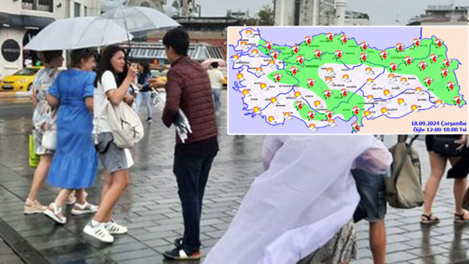 Meteoroloji'den kritik uyarı! 6 bölgede sağanak!