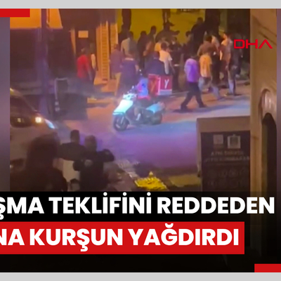 Üsküdar'da tanışma teklifini reddeden kadına kurşun yağdırdı