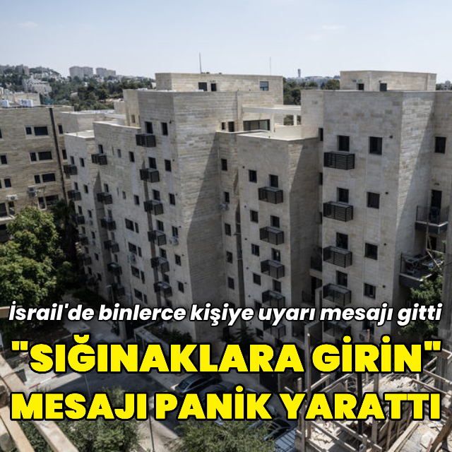 "Sığınıklara girin" çağrısı panik yarattı