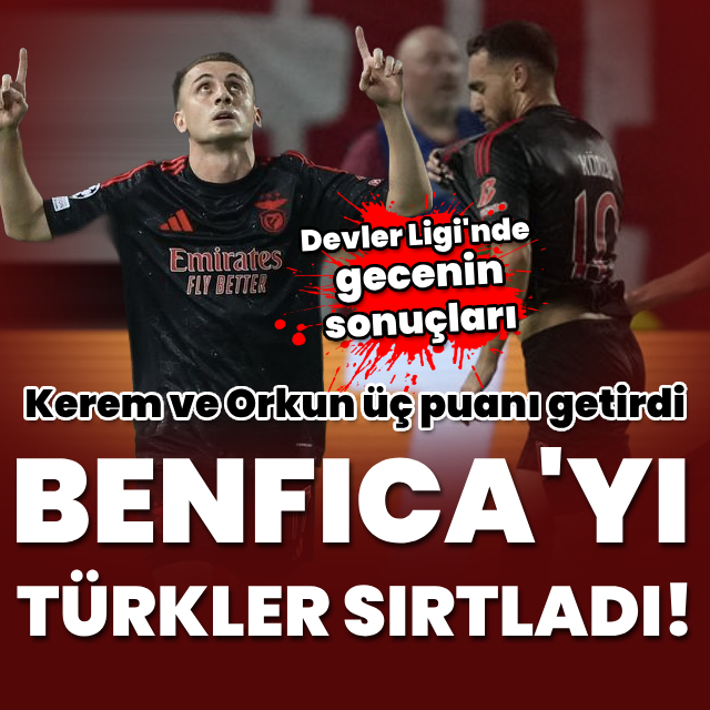 Benfica'yı Türkler sırtladı!