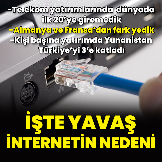 İnternet neden yavaş? İşte cevabı...