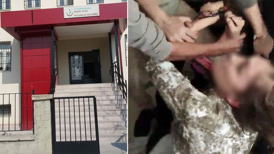 Oğluna rapor alamayan anne, kadın doktoru dövdü!