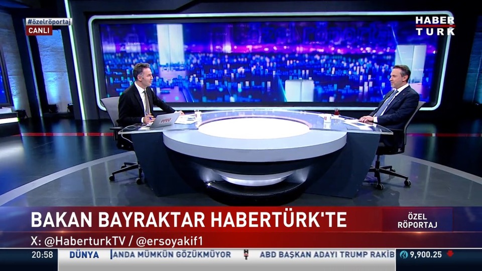 Bayraktar'dan Habertürk'e açıklamalar