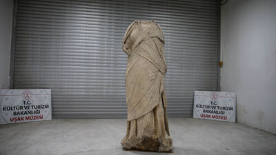 Boyu 1 metre 90 santim! Uşak'ta sergilenecek