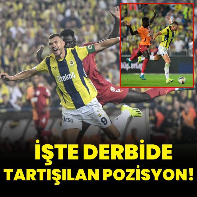 İşte derbide tartışılan pozisyon!