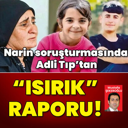 Narin soruşturmasında Adli Tıp'tan "ısırık" raporu!