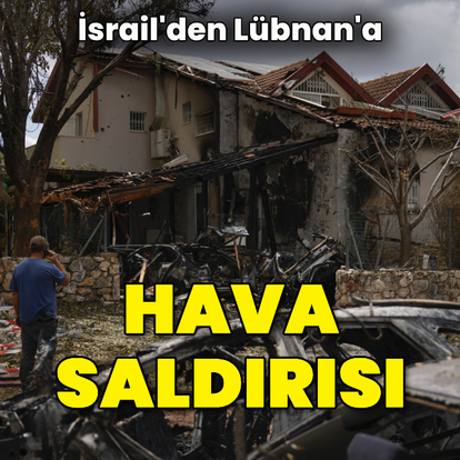  İsrail'den Lübnan'a hava saldırısı