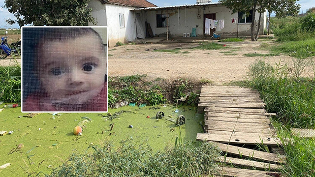 2 yaşındaki Faruk sulama kanalına düştü