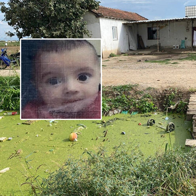 2 yaşındaki Faruk sulama kanalına düştü