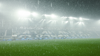 Serie A maçına yağmur engeli!