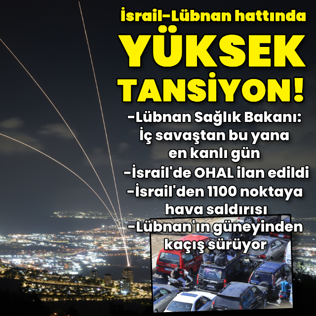 İsrail-Lübnan hattında yüksek tansiyon!