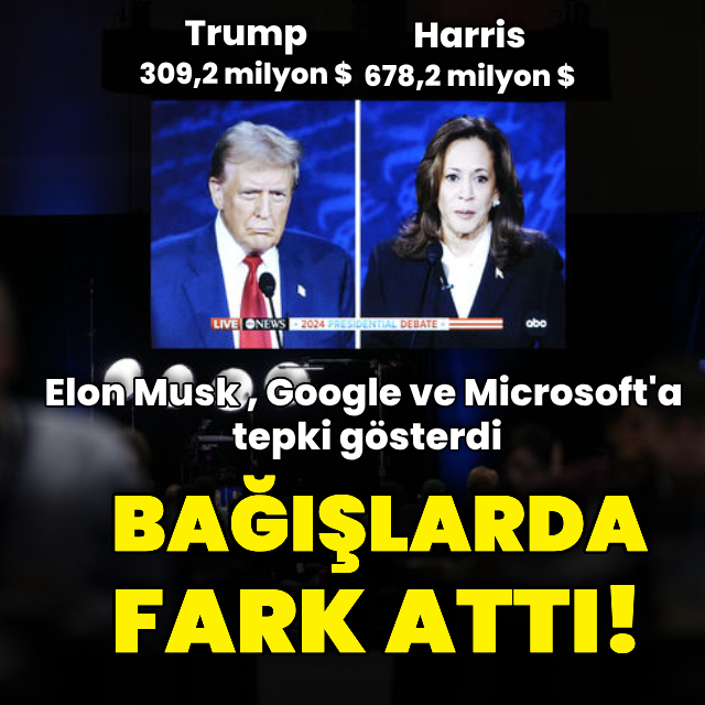 Trump ve Harris ne kadar bağış topladı?