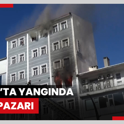 Kars’ta yangında can pazarı: Mahsur kalanlar itfaiye ekipleri kurtardı