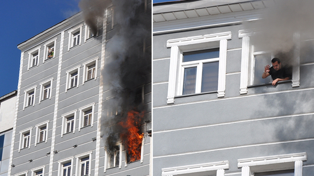 7 katlı otel yangınında can pazarı
