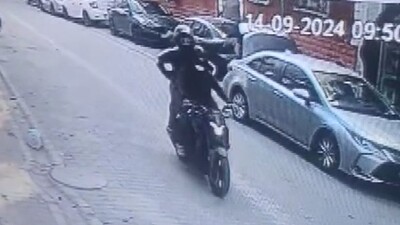 Motosikletli haraç çetesi ortalığı savaş alanına çevirdi!