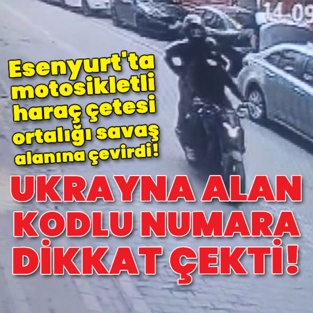 Motosikletli haraç çetesi ortalığı savaş alanına çevirdi!