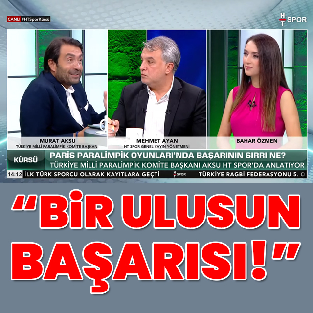 "Bir ulusun başarısı"