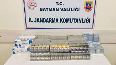 Batman'da gümrük kaçağı sigara ele geçirildi