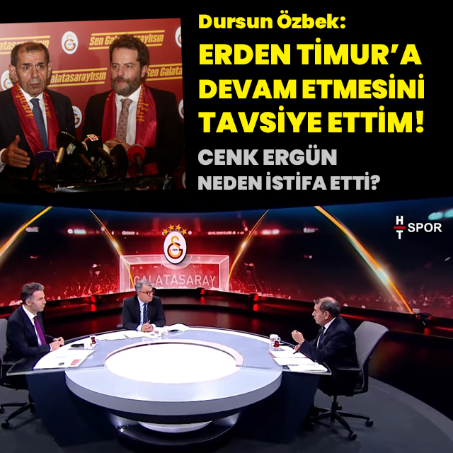 Özbek'ten Timur ve Ergün açıklaması!