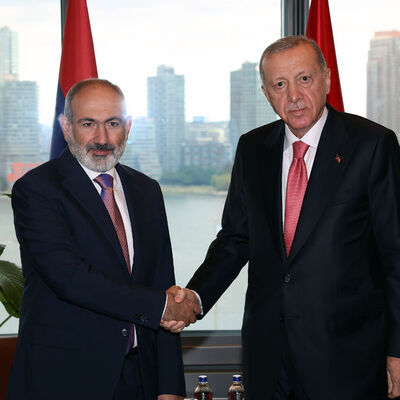 Cumhurbaşkanı Erdoğan, Paşinyan'ı kabul etti