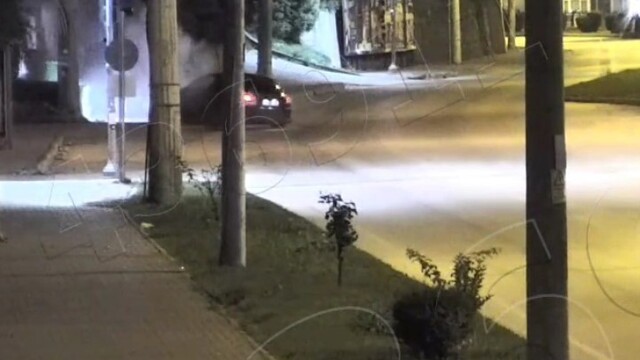 Drift atarken kaza yaptı polise direndi