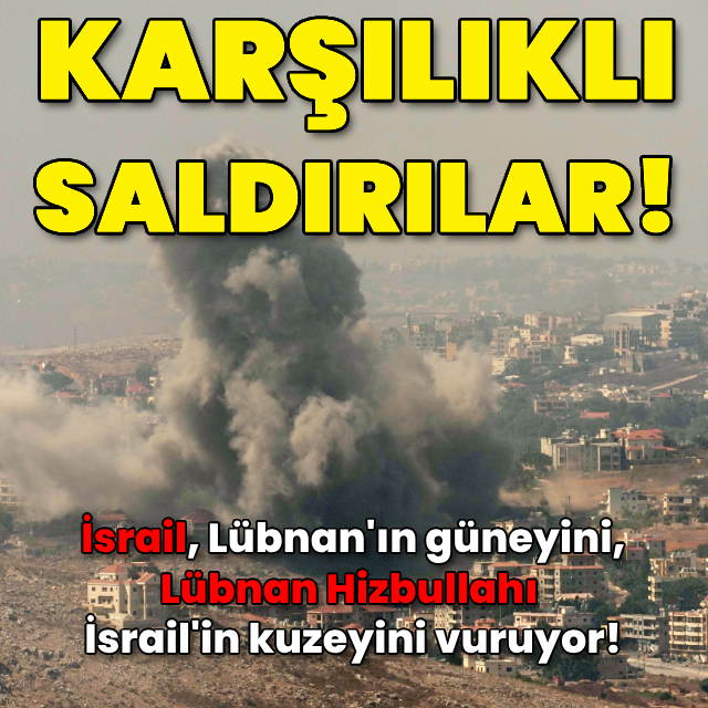 İsrail'den Lübnan'a yoğun saldırı!