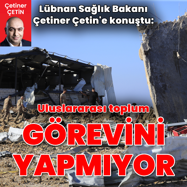 Lübnan Sağlık Bakanı Habertürk'e konuştu