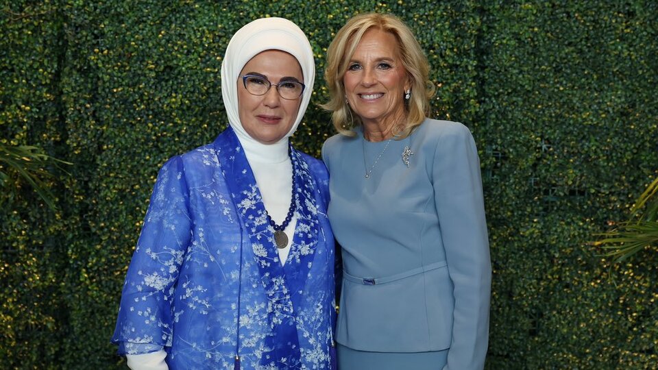 Emine Erdoğan'dan Jill Biden'a teşekkür