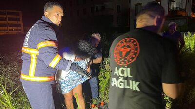 Otların arasında mahsur kaldı