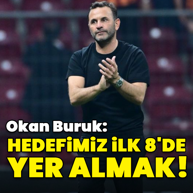"Hedefimiz ilk 8'de yer almak!"