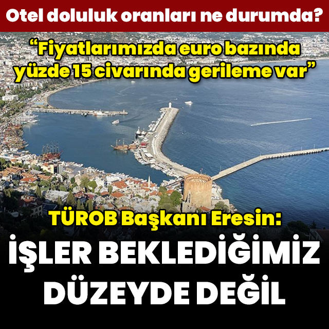 "İşler beklediğimiz düzeyde değil"