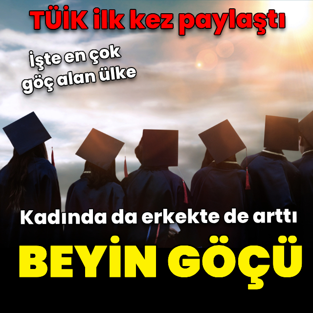 Beyin göçü kadında da erkekte de arttı