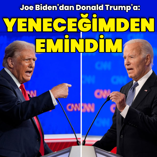 "Trump'ı yeneceğimden emindim"