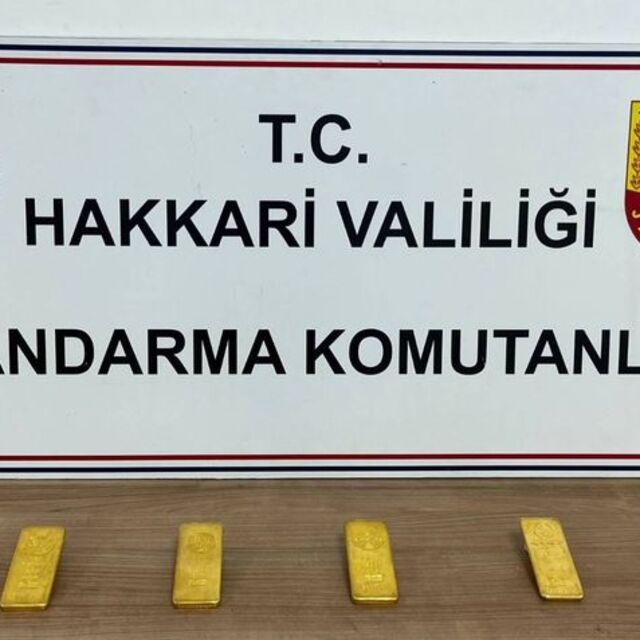Gümrük kaçağı 6 kilogram külçe altın