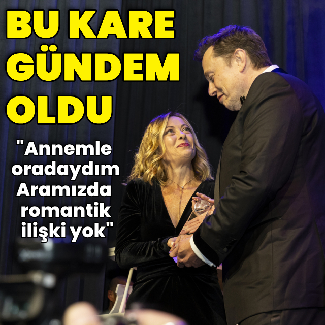 Musk ve Meloni'nin fotoğrafı gündem oldu