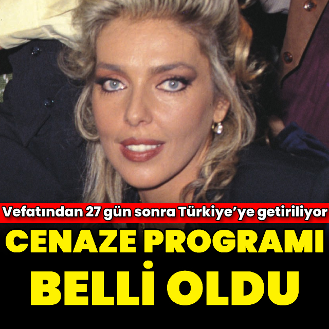 Cenaze programı belli oldu