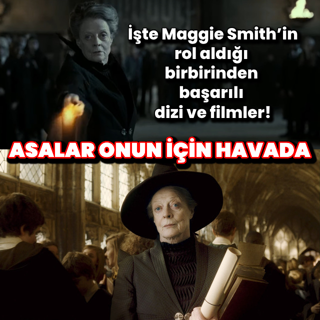 Asalarımız Profesör McGonnagal için havada...