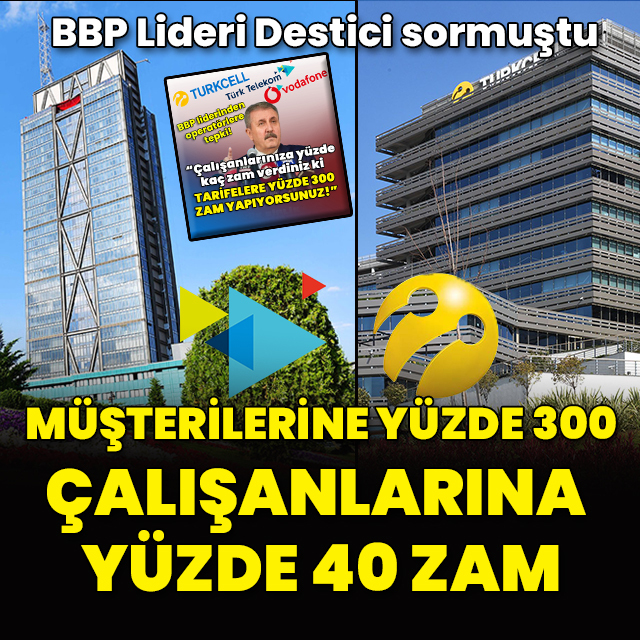 Müşterisine yüzde 300, çalışanlarına yüzde 40 zam
