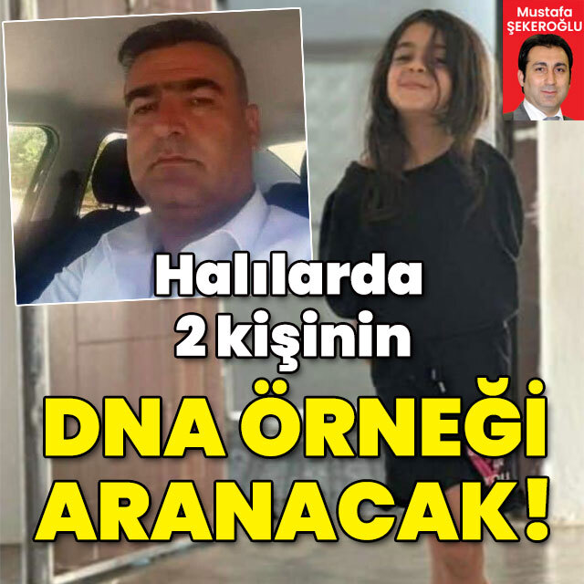 Halılarda 2 kişinin DNA'sı aranacak!