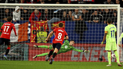 Barcelona'ya Osasuna şoku!