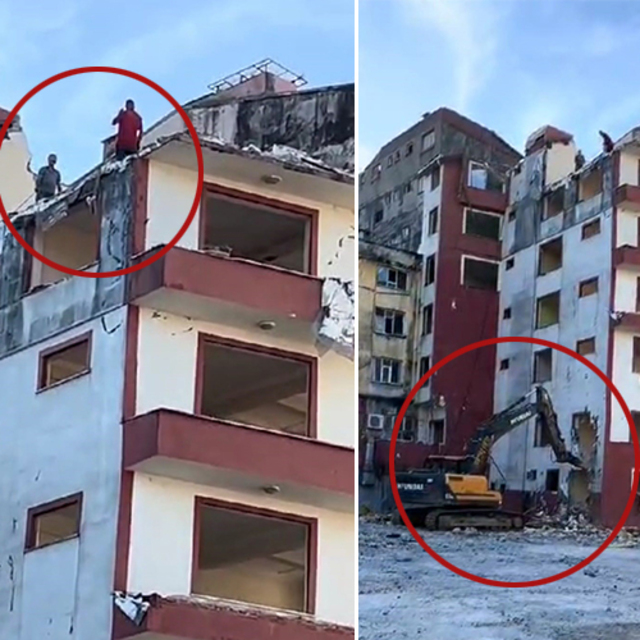 Karadeniz usulü yıkım!
