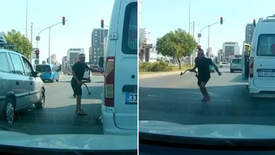 Trafikte halatlı saldırı
