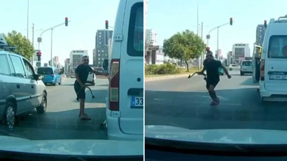 Trafikte halatlı saldırı